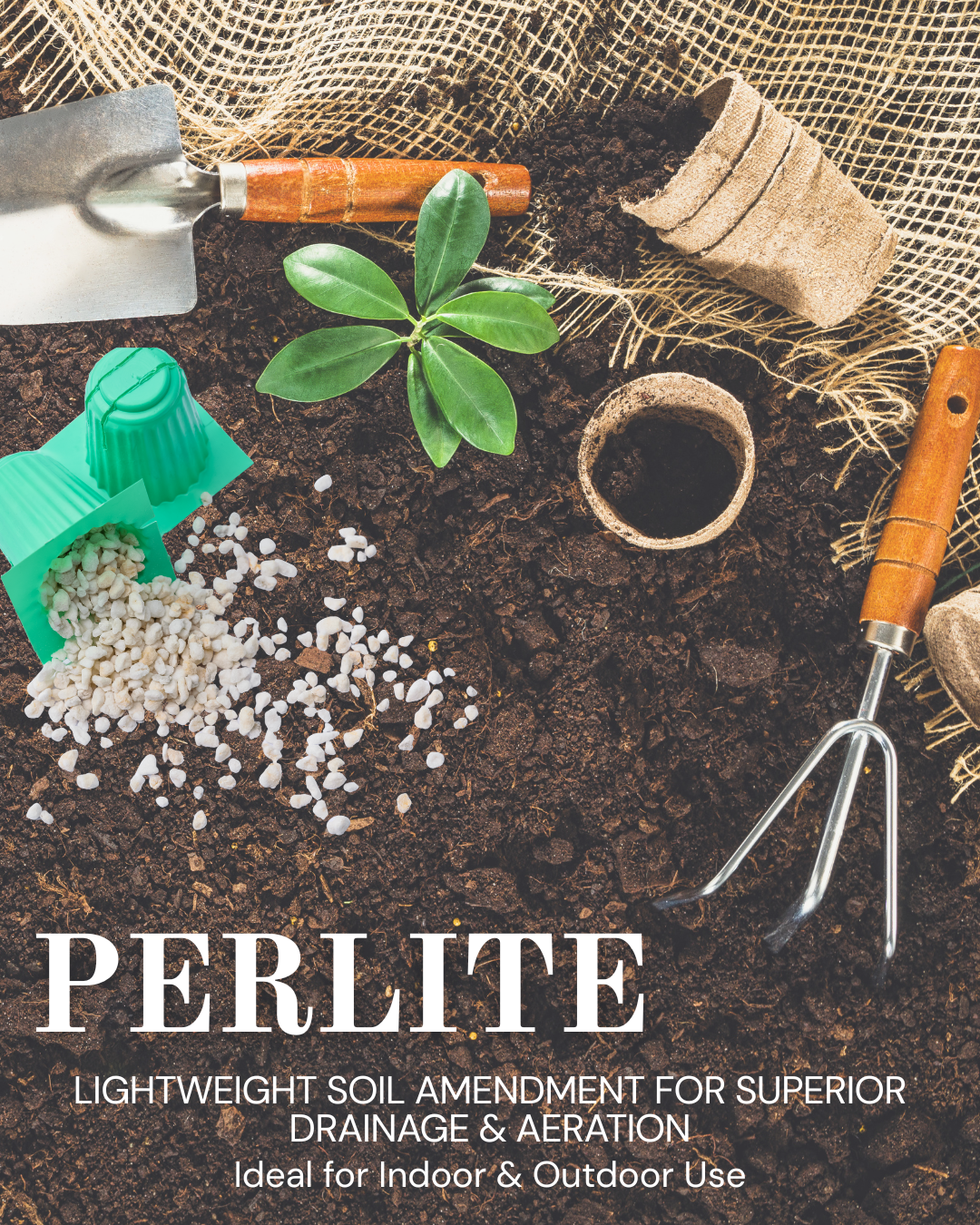 Horticultural Perlite - Coarse Grade 10 Litre Bag For Soil Aeration